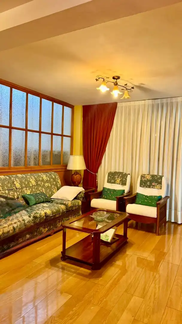 Sala de estar de Casa o chalet en venta en Siete Aguas con Jardín privado, Terraza y Alarma