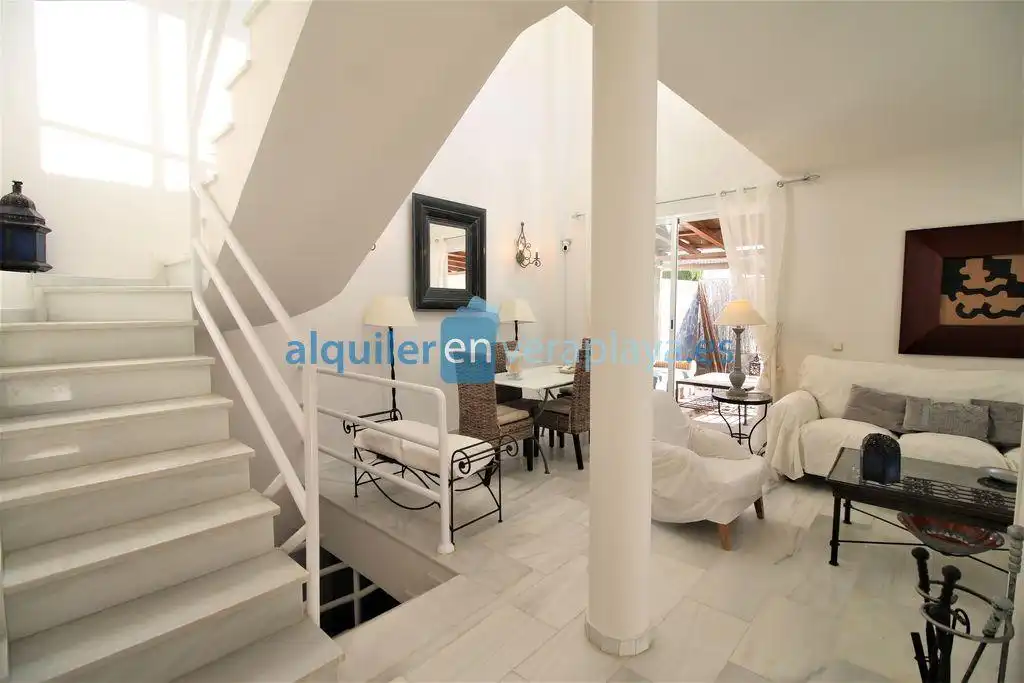 Sala d'estar de Casa o xalet de lloguer en Vera amb Aire condicionat i Terrassa