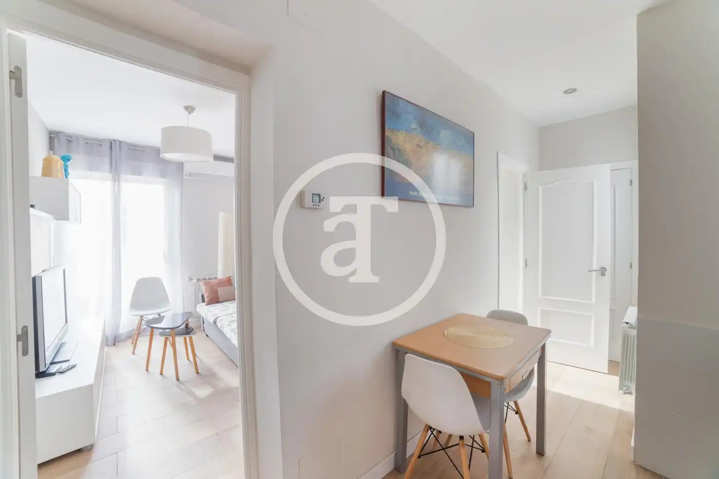 Bedroom of Flat for rent in Madrid  with Air Conditioner, Heating and Furnished