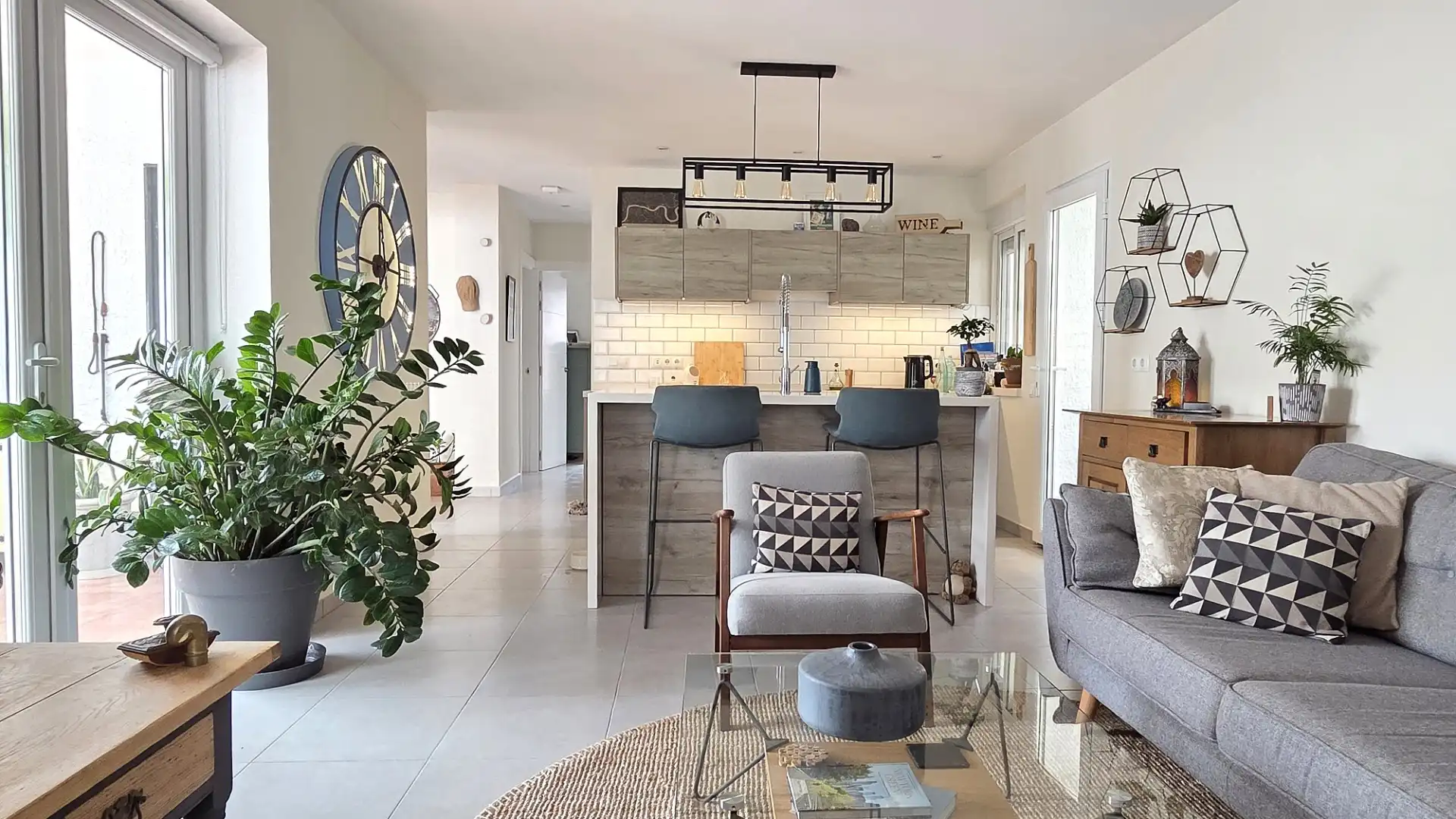 Sala d'estar de Casa o xalet en venda en Cartagena amb Aire condicionat, Jardí privat i Terrassa