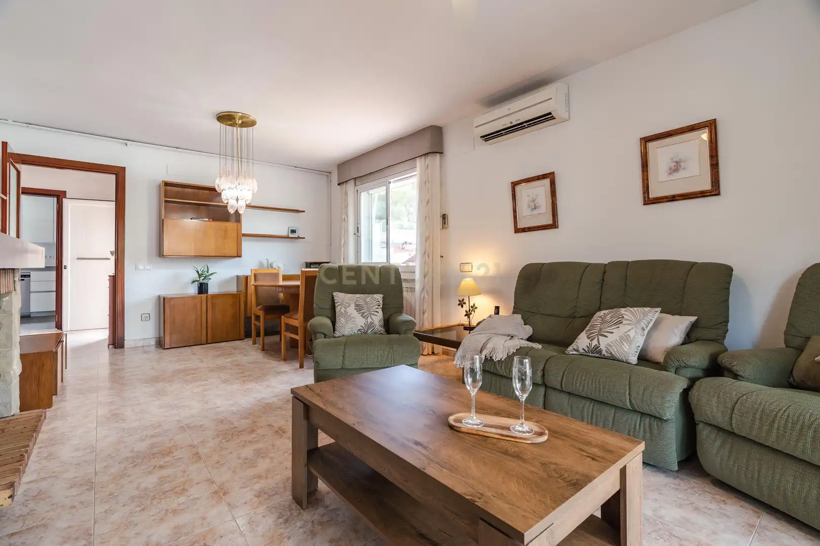 Sala de estar de Casa o chalet en venta en El Catllar  con Aire acondicionado y Trastero