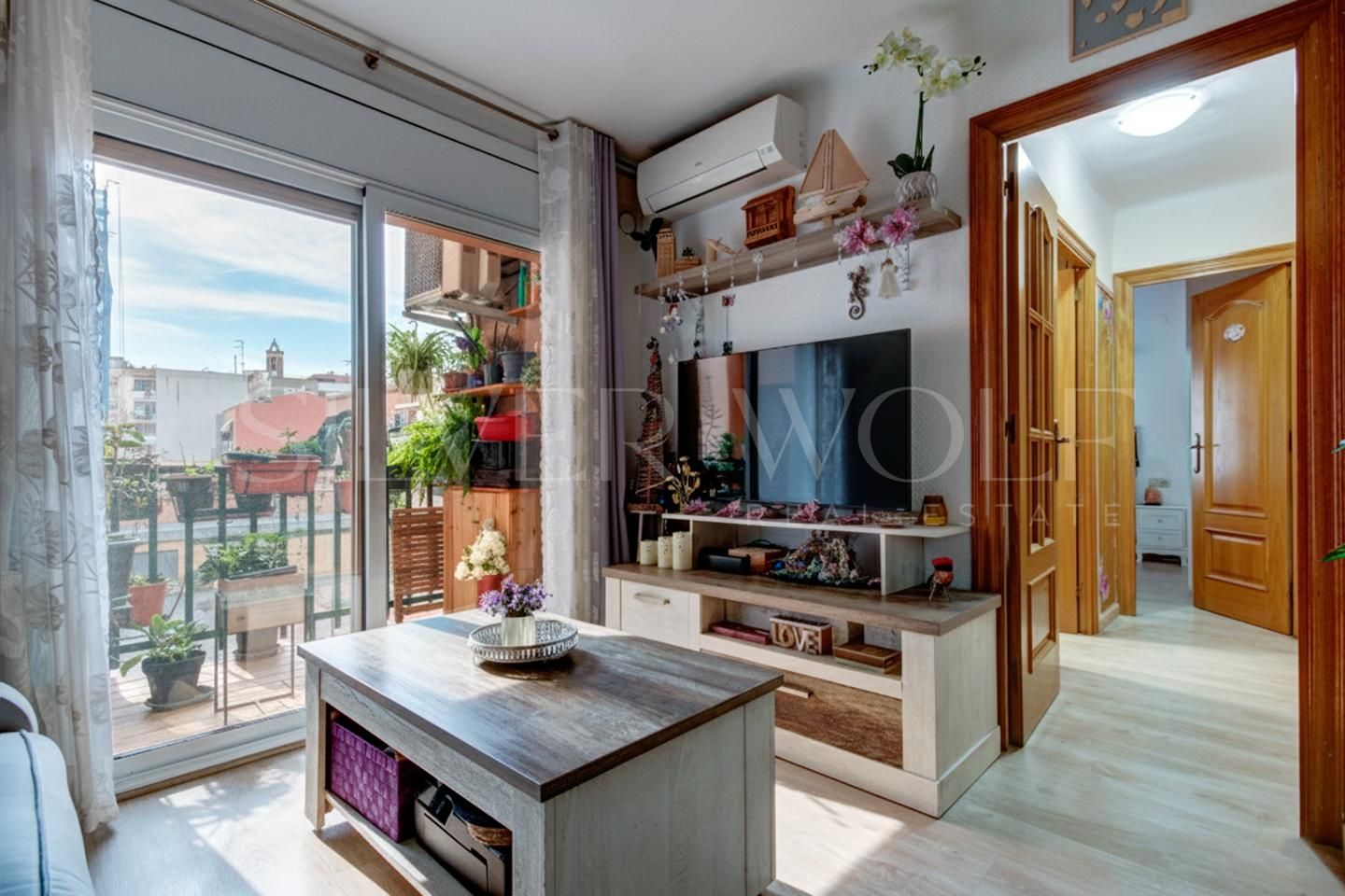 Sala de estar de Piso en venta en Ripollet con Aire acondicionado, Calefacción y Terraza