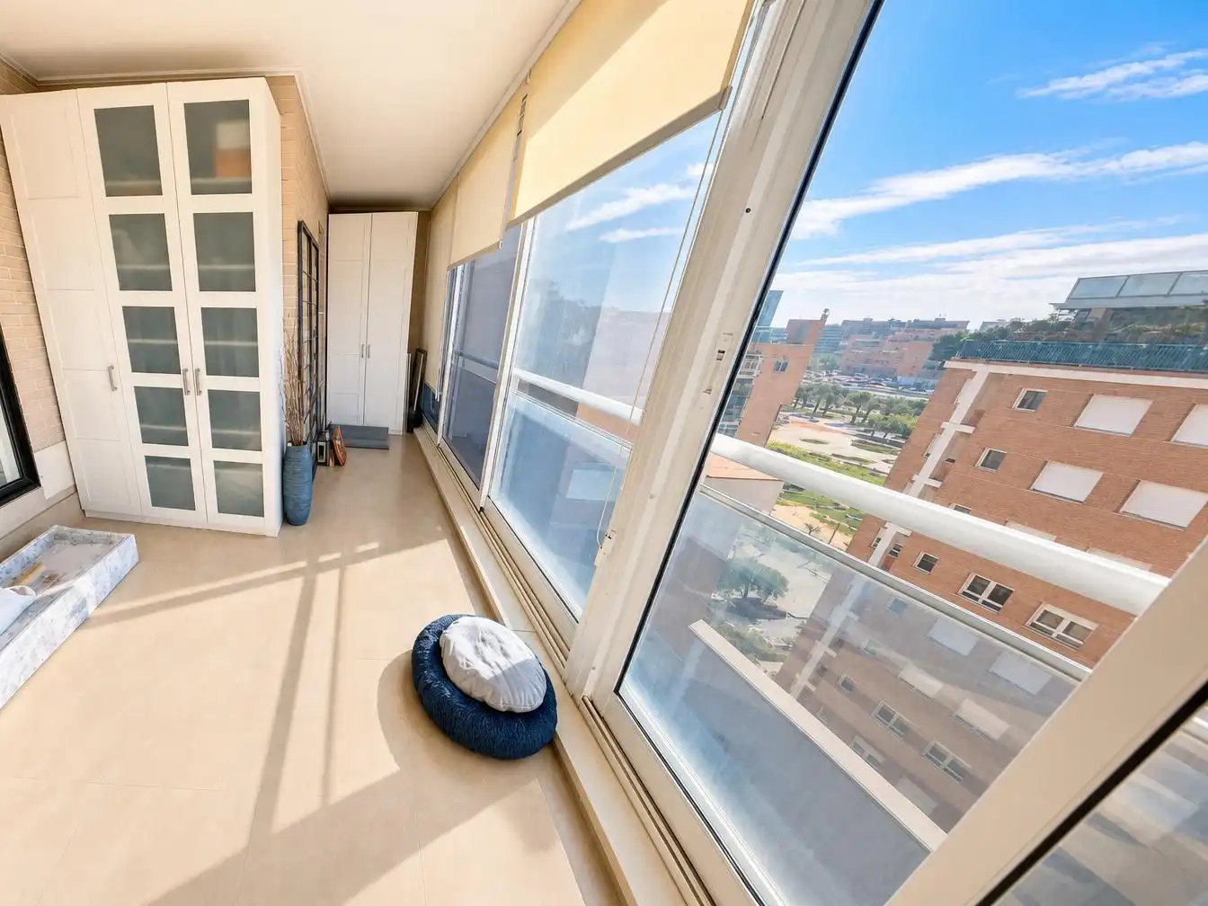 Balcony of Attic for sale in Alicante / Alacant  with Heating, Private garden and Terrace