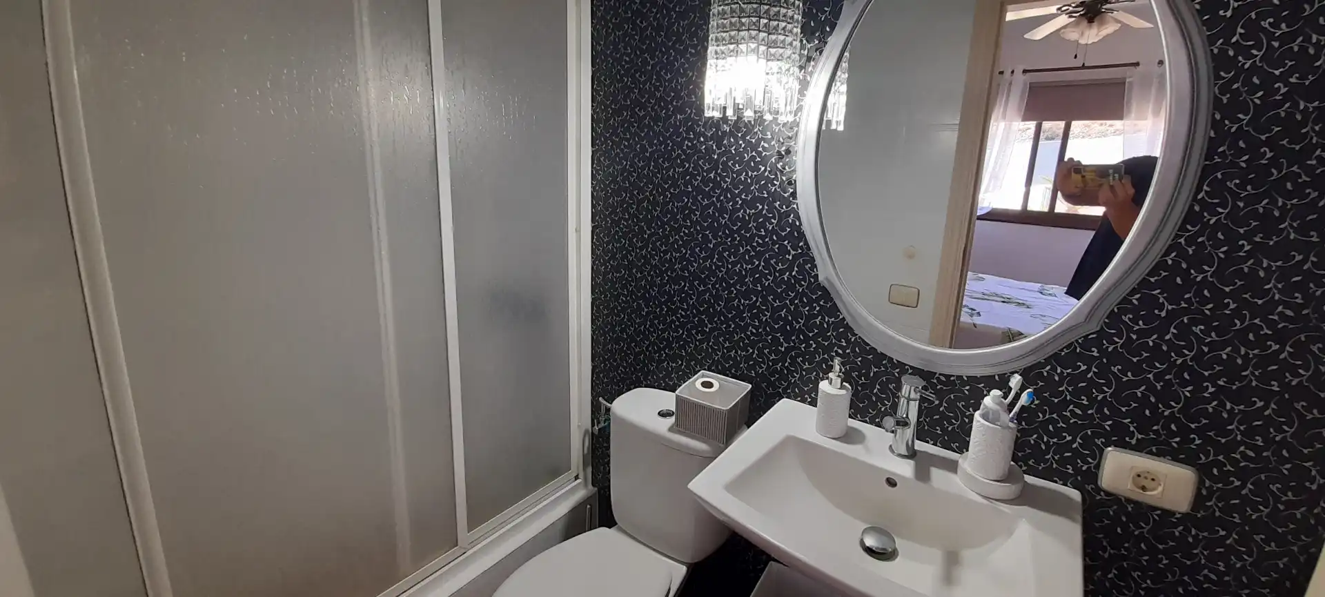 Baño de Ático de alquiler en Candelaria con Terraza, Amueblado y Horno