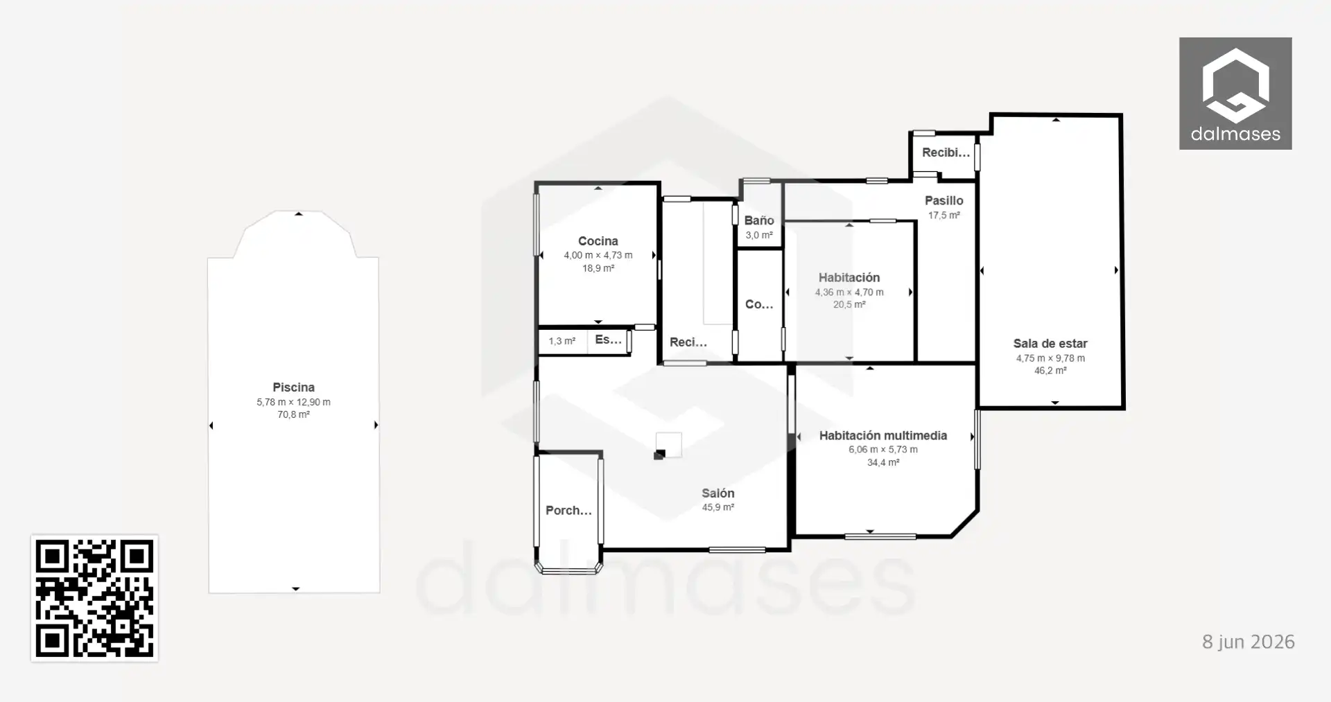 Haus oder Chalet zum Verkauf in Cabrera de Mar mit Heizung, Privatgarten und Terrasse