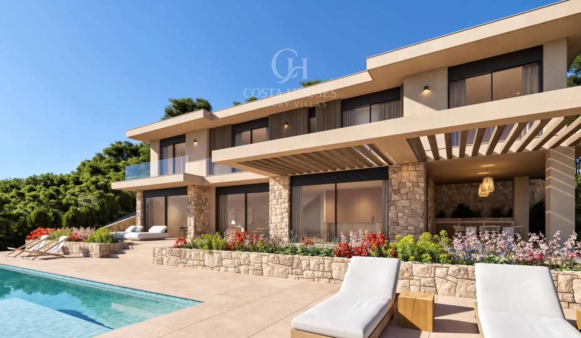 Vista exterior de Casa o xalet en venda en Jávea / Xàbia amb Aire condicionat, Calefacció i Jardí privat