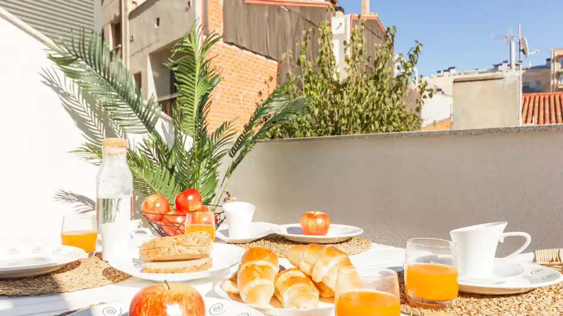 Terraza de Apartamento de alquiler en Terrassa con Aire acondicionado, Calefacción y Amueblado