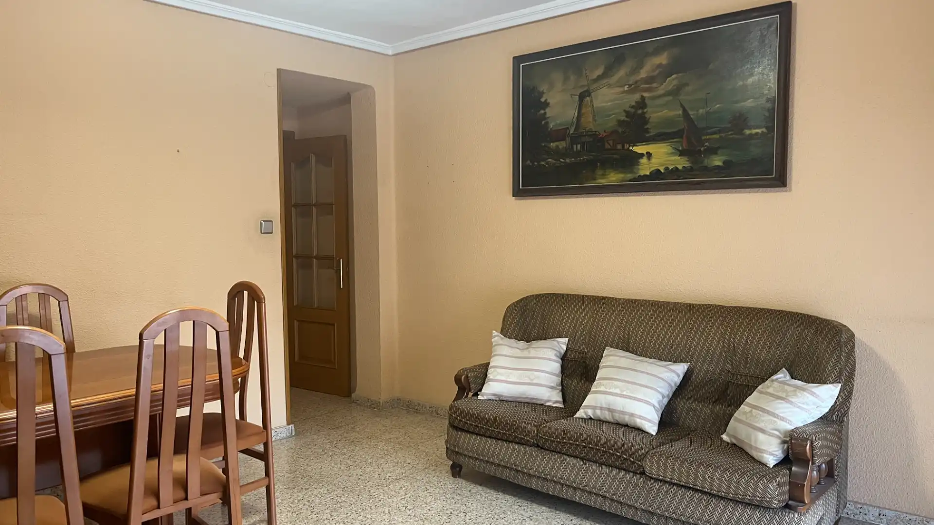 Wohnzimmer von Wohnung zum Verkauf in Valencia mit Klimaanlage, Terrasse und Möbliert