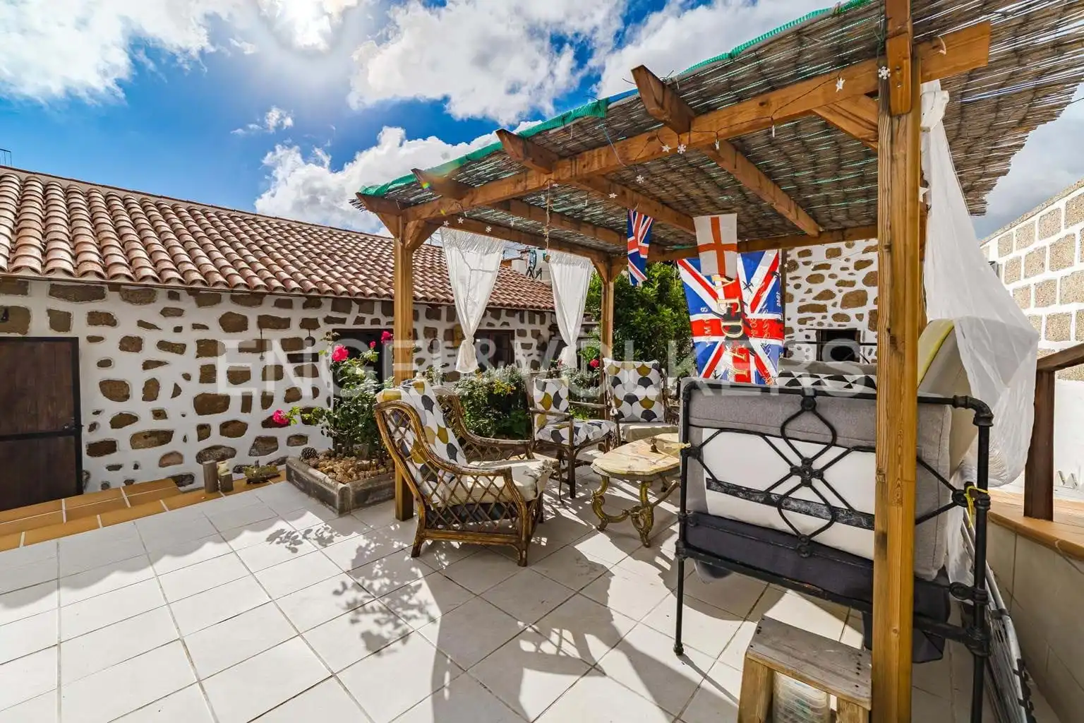 Terrace of Houses for sale in Granadilla de Abona  with Terrace, Swimming Pool and Furnished