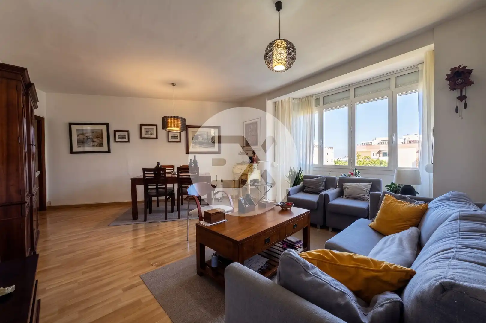Sala de estar de Piso en venta en Castelldefels con Aire acondicionado y Parquet