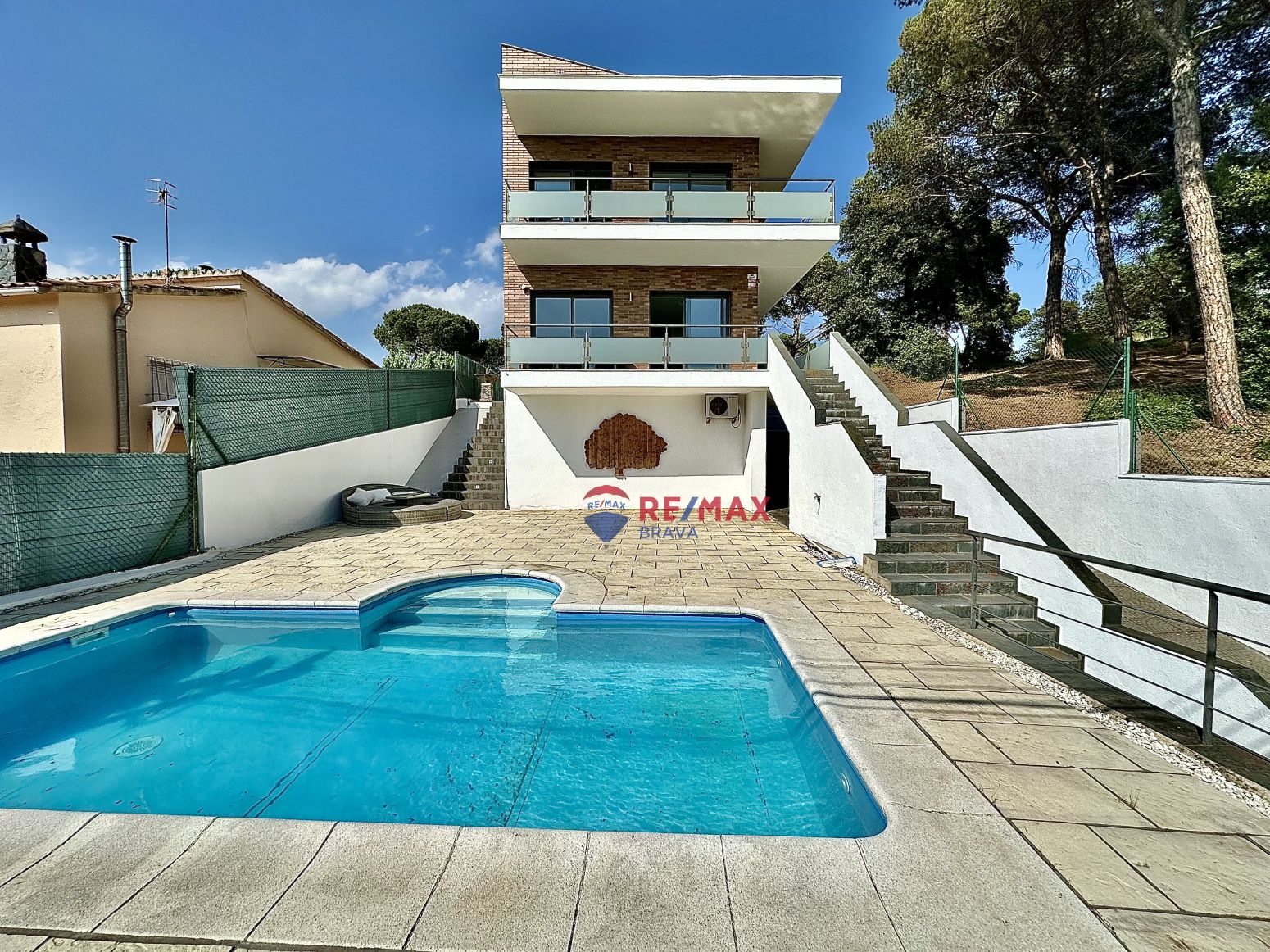 Vista exterior de Casa o xalet en venda en Santa Maria de Palautordera amb Aire condicionat, Calefacció i Terrassa