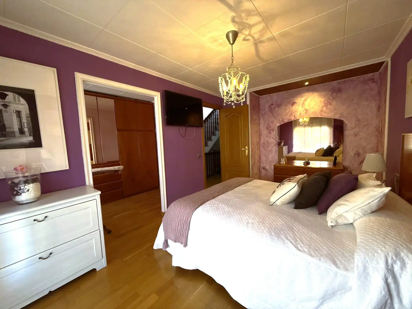 Dormitori de Casa adosada en venda en Les Franqueses del Vallès amb Aire condicionat, Calefacció i Parquet