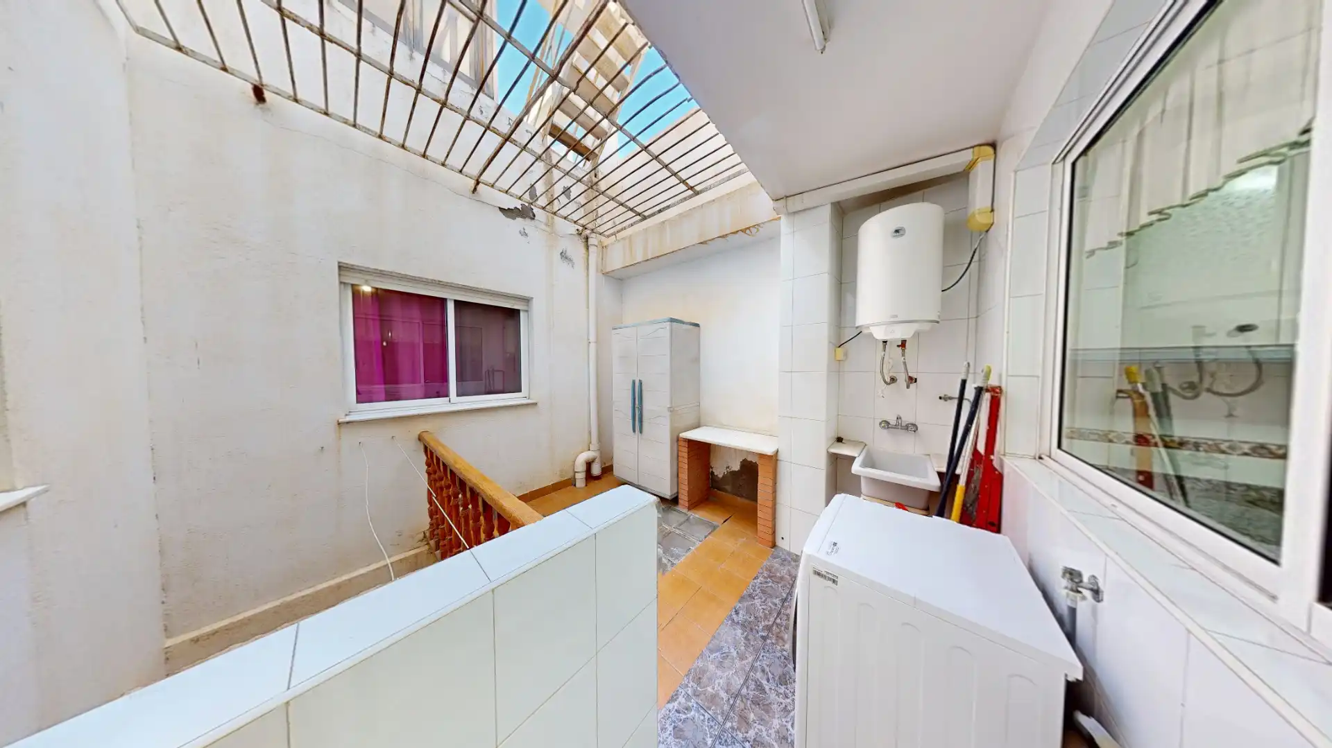 Jardín de Casa adosada en venta en Almería con Terraza, Amueblado y Horno