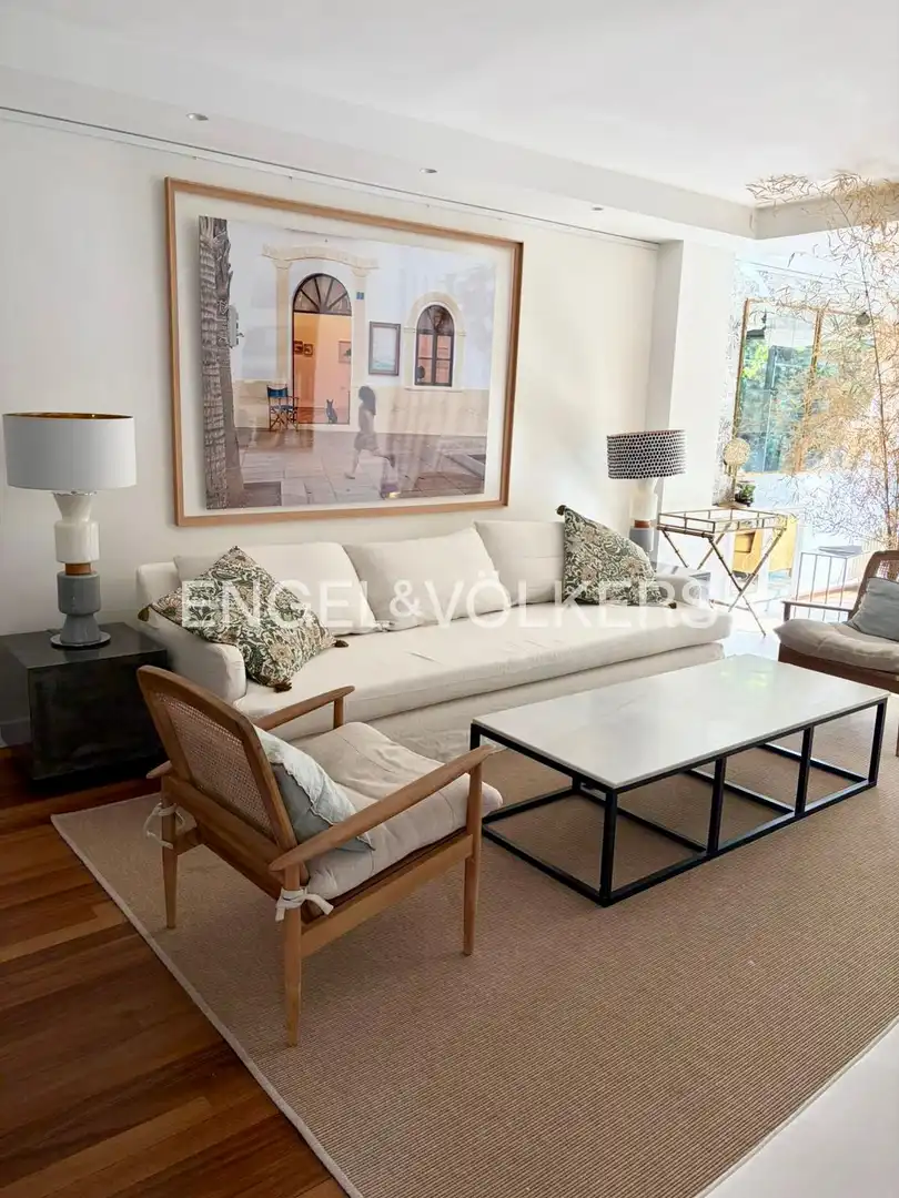 Sala de estar de Casa o chalet de alquiler en  Madrid Capital con Aire acondicionado, Calefacción y Terraza