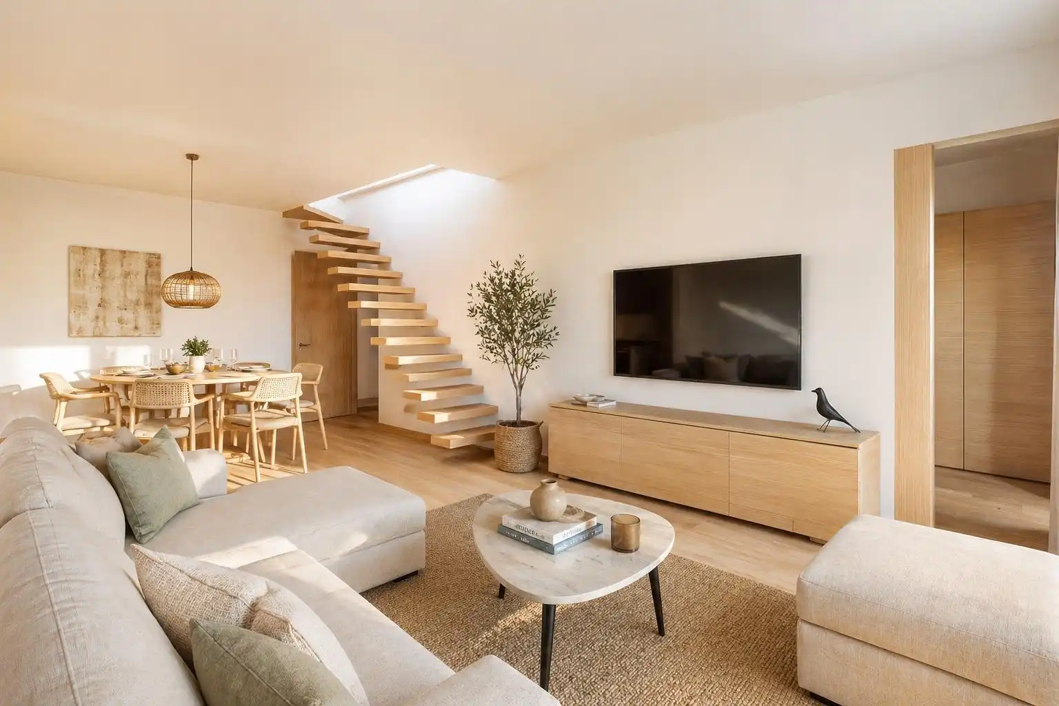Sala de estar de Ático en venta en Maó - Mahón con Calefacción, Terraza y Balcón