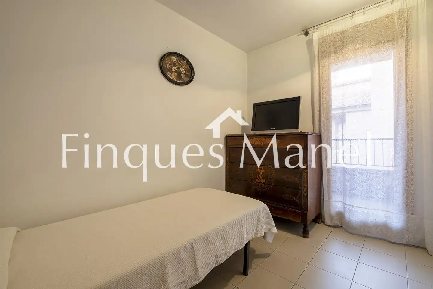 Schlafzimmer von Wohnung zum Verkauf in Banyoles mit Klimaanlage und Terrasse