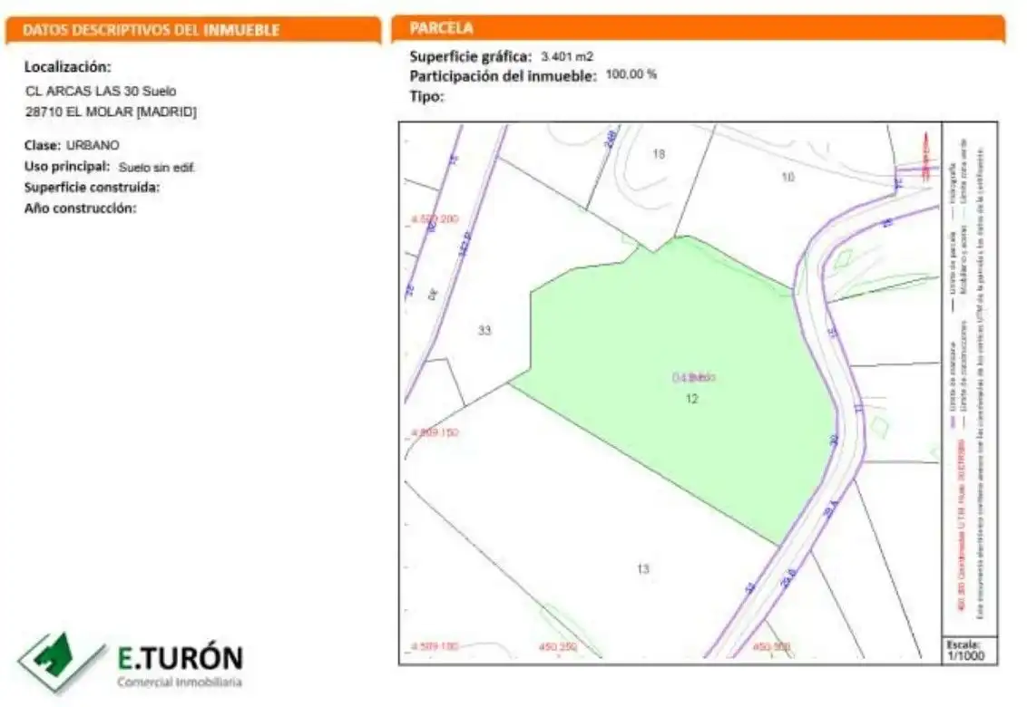 Residential land for sale in Calle de las Arcas, imagen 6