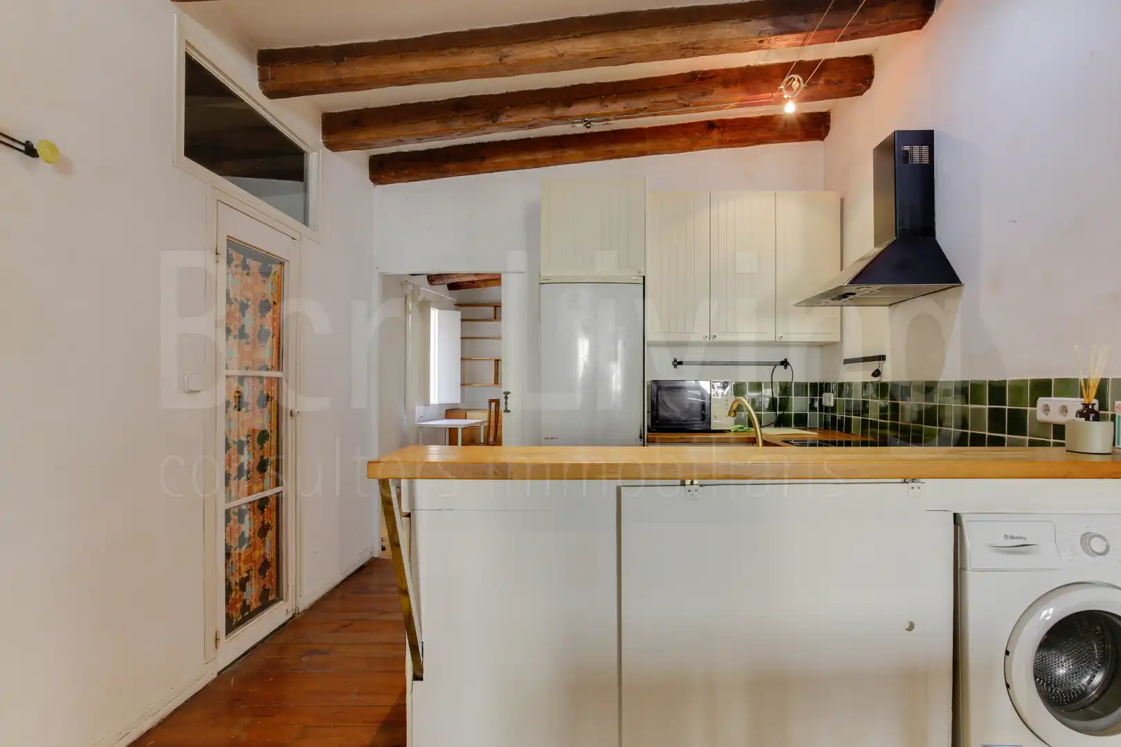 Cocina de Piso en venta en Barcelona con Aire acondicionado, Calefacción y Amueblado