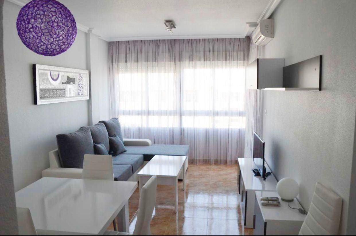 Living room of Attic for sale in Elche / Elx  with Air Conditioner, Heating and Furnished