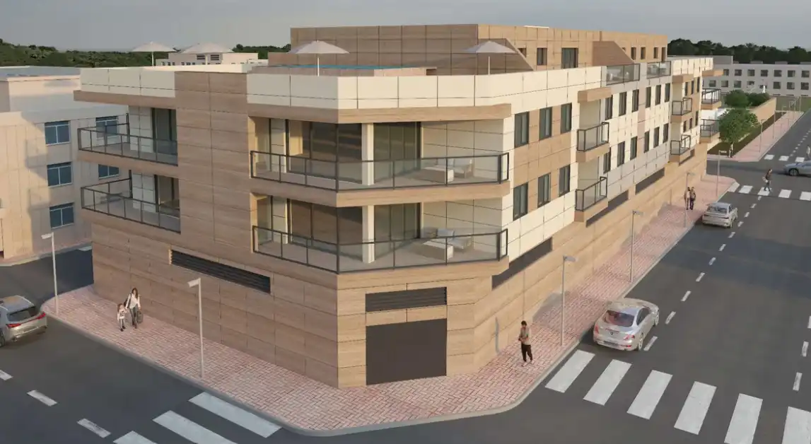 Vista exterior de Pis en venda en Águilas amb Terrassa, Traster i Piscina comunitària