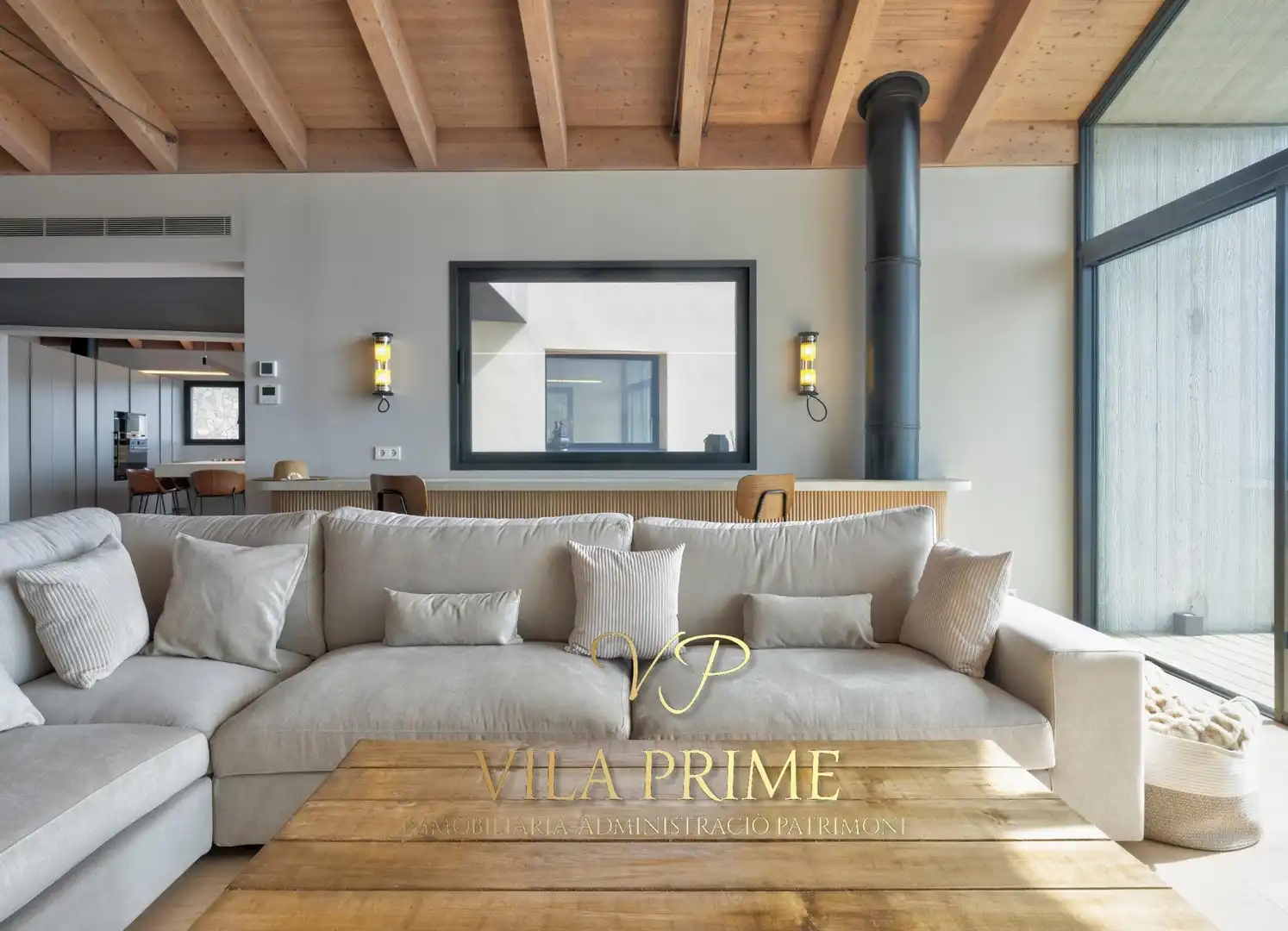 Living room of Houses for sale in Cabrils  with Air Conditioner, Heating and Private garden