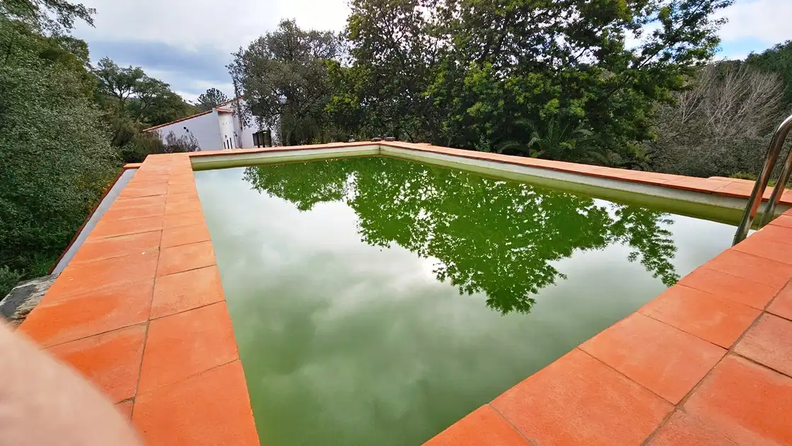 Piscina de Finca rústica en venta en Santa Ana la Real con Calefacción, Jardín privado y Terraza