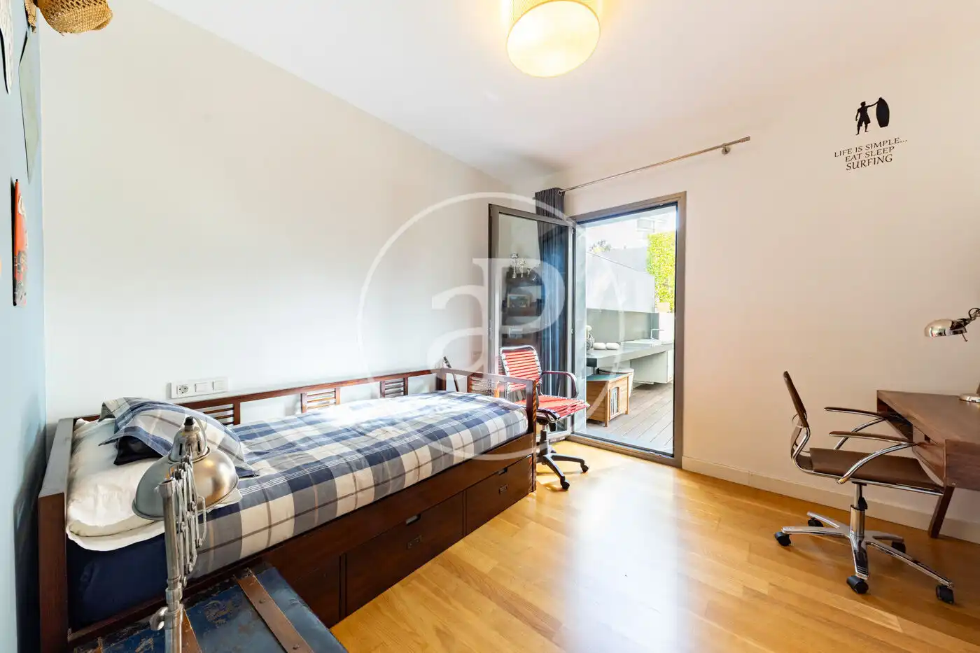 Bedroom of Flat for sale in  Palma de Mallorca  with Air Conditioner, Heating and Private garden
