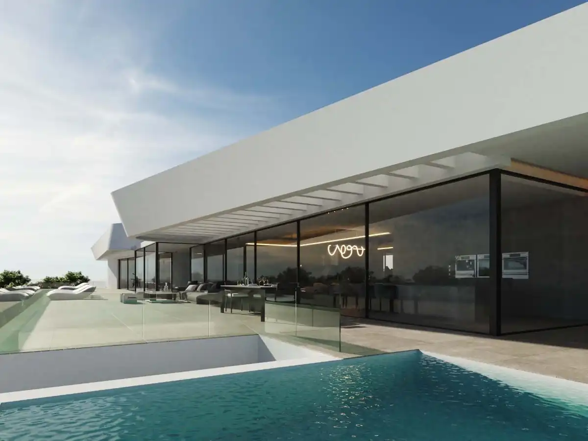 Vista exterior de Casa o xalet en venda en Altea