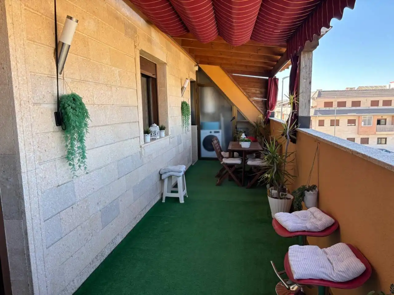 Terrasse von Wohnung zum Verkauf in Archena mit Klimaanlage, Terrasse und Abstellraum