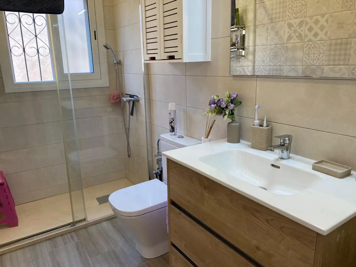 Bathroom of Flat for sale in Mont-roig del Camp  with Air Conditioner, Heating and Private garden