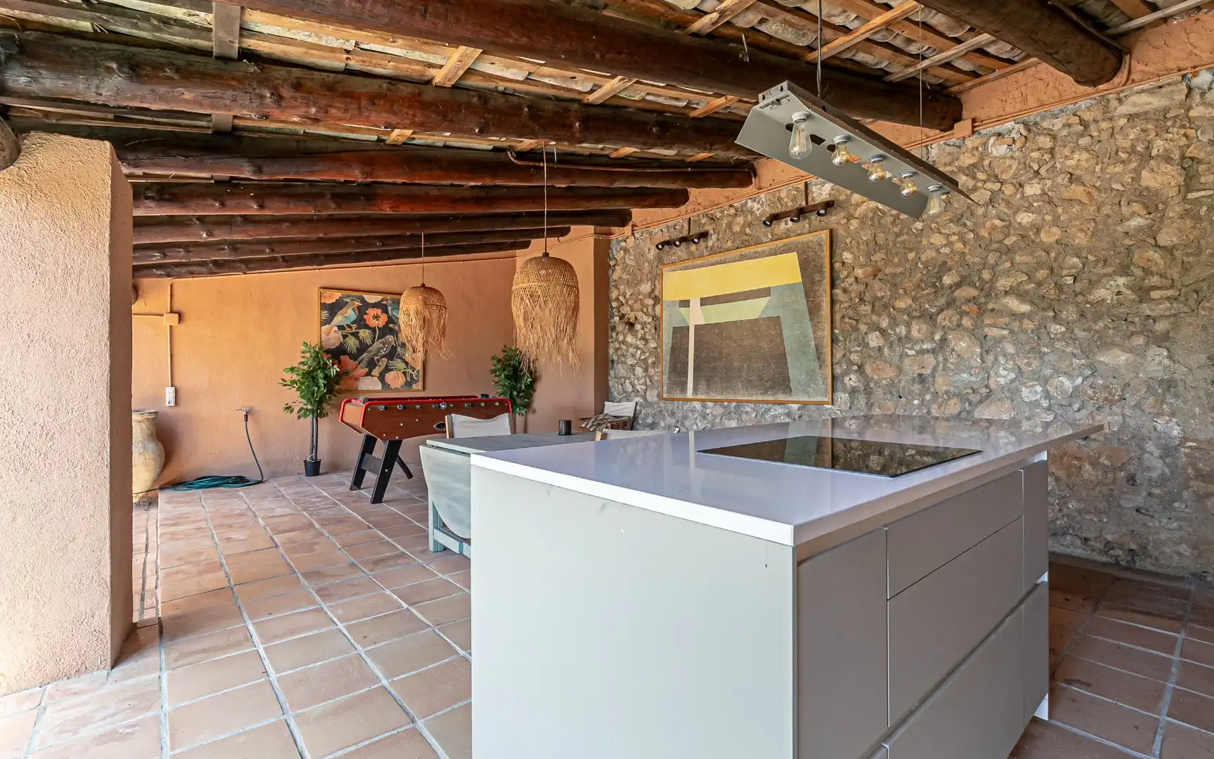 Küche von Country house zum Verkauf in Torrelles de Foix mit Heizung, Privatgarten und Terrasse