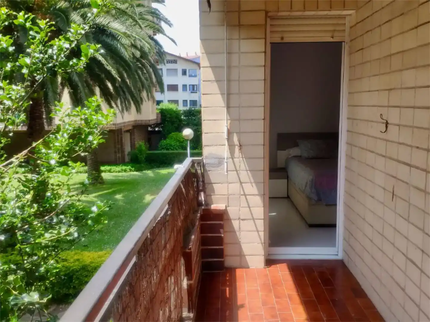 Terrasse von Wohnung zur Miete in Zarautz mit Privatgarten, Parkett und Schwimmbad