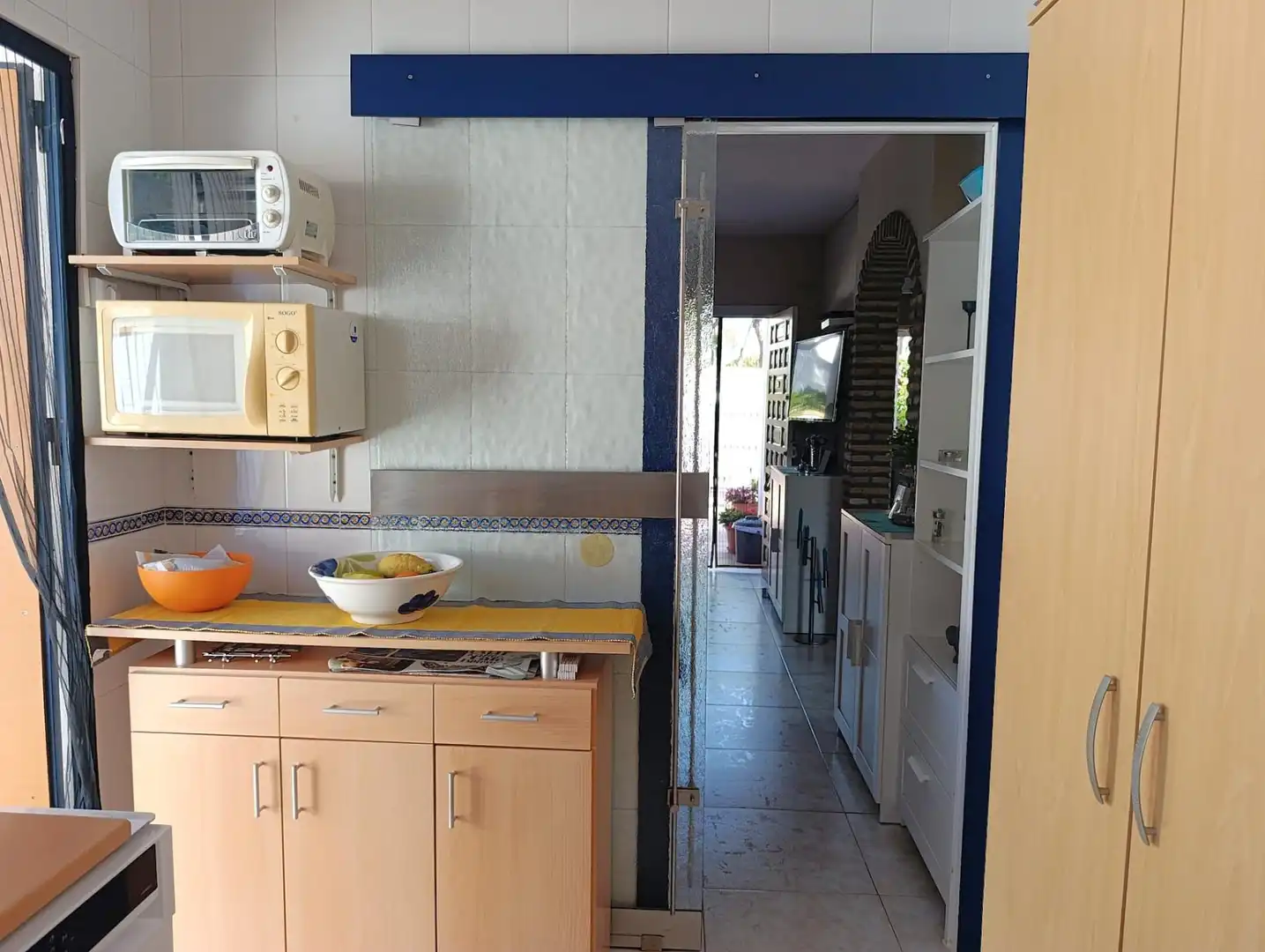 Cocina de Casa o chalet en venta en Chiclana de la Frontera con Aire acondicionado, Calefacción y Jardín privado