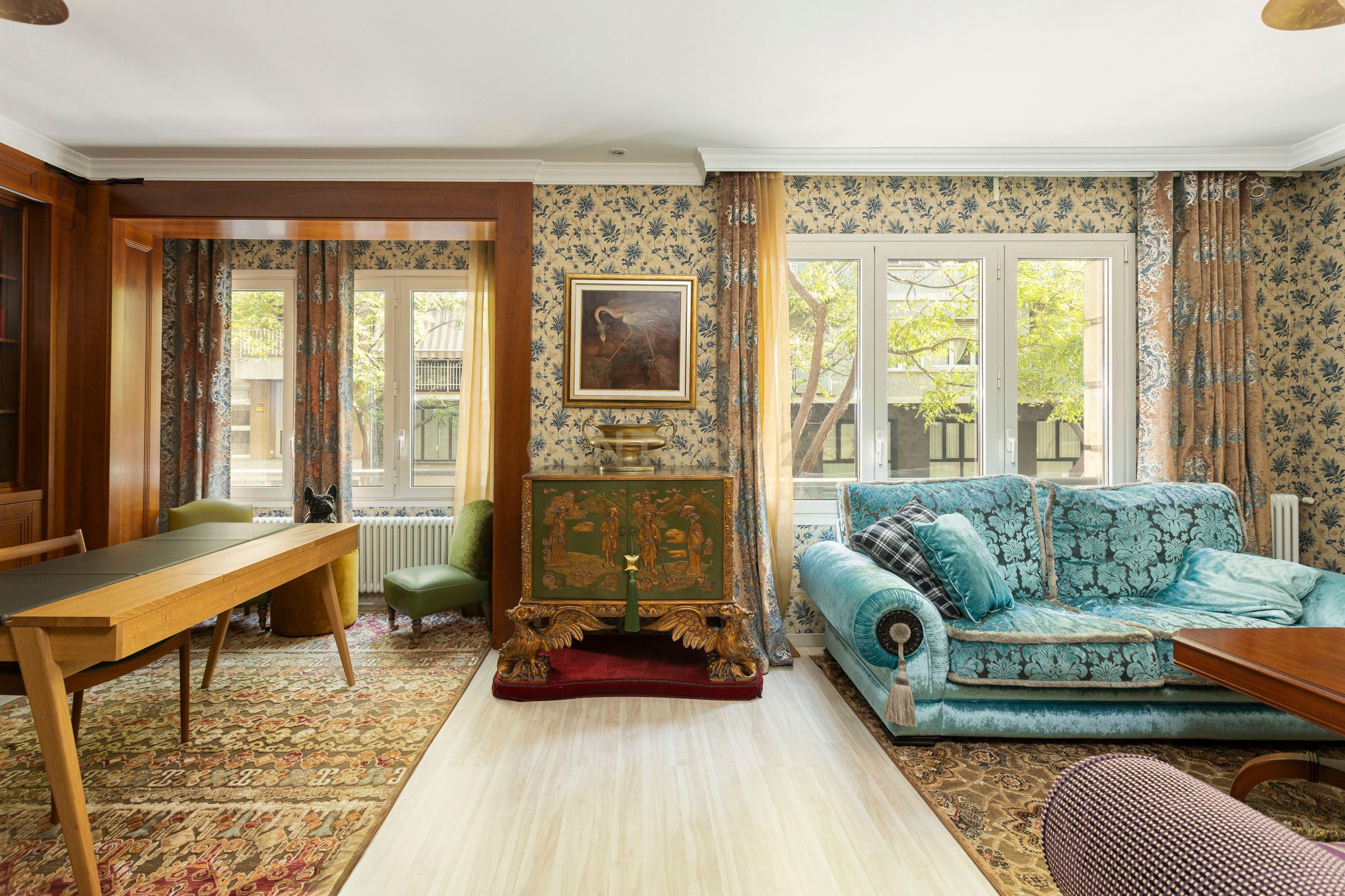 Sala d'estar de Apartament en venda en  Barcelona Capital