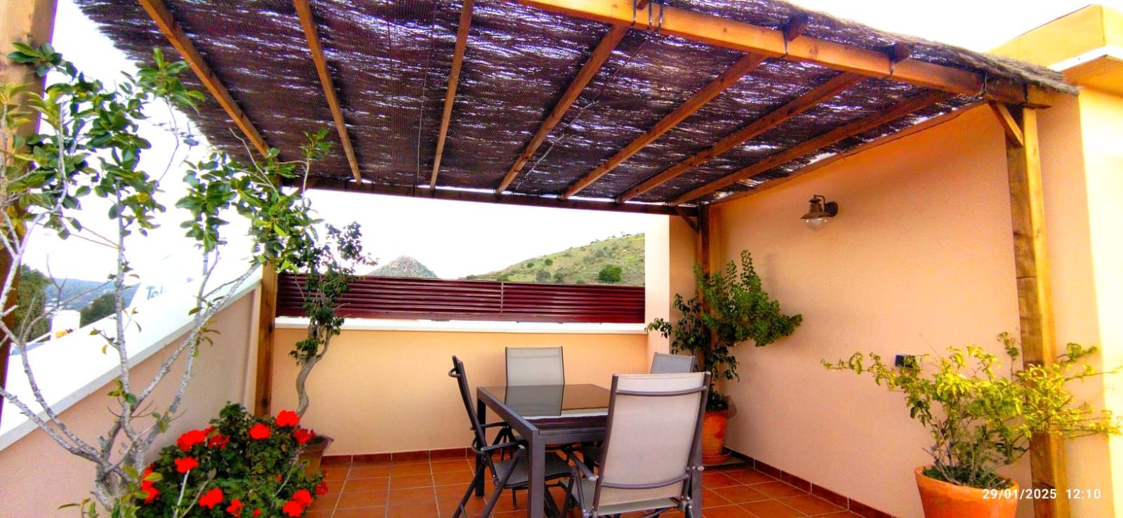 Terrace of Single-family semi-detached for sale in Málaga Capital  with Air Conditioner, Terrace and Furnished