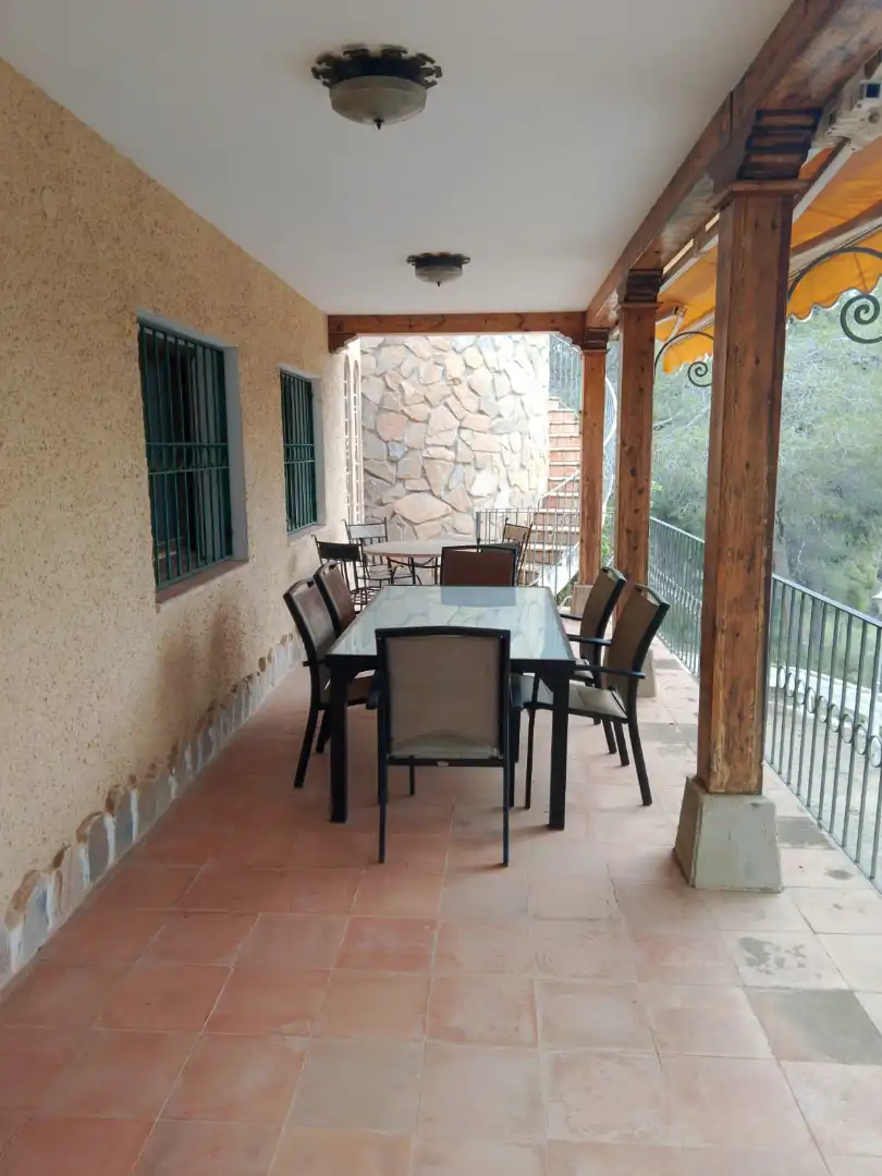 Terrassa de Casa o xalet en venda en Tibi amb Calefacció, Jardí privat i Terrassa