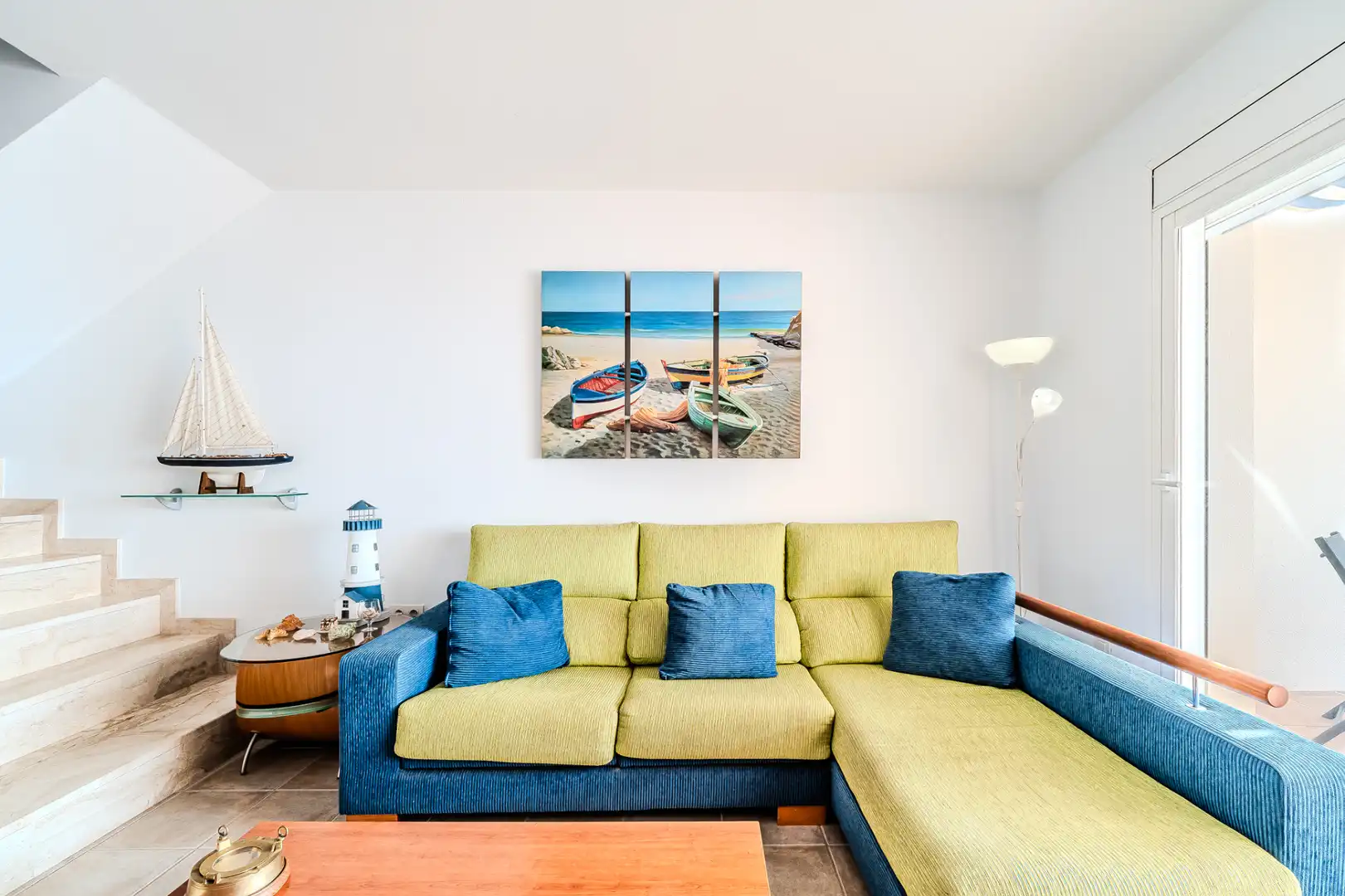 Sala de estar de Apartamento en venta en L'Ametlla de Mar  con Aire acondicionado, Terraza y Amueblado