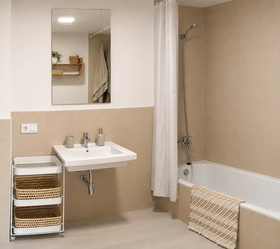 Baño de Ático en venta en Cuevas del Almanzora con Aire acondicionado, Calefacción y Terraza