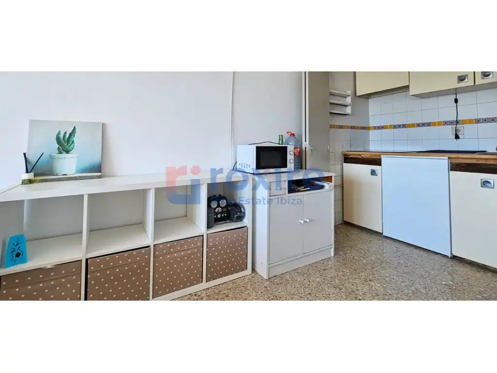 Küche von Wohnung zur Miete in Sant Antoni de Portmany mit Klimaanlage, Möbliert und Ofen