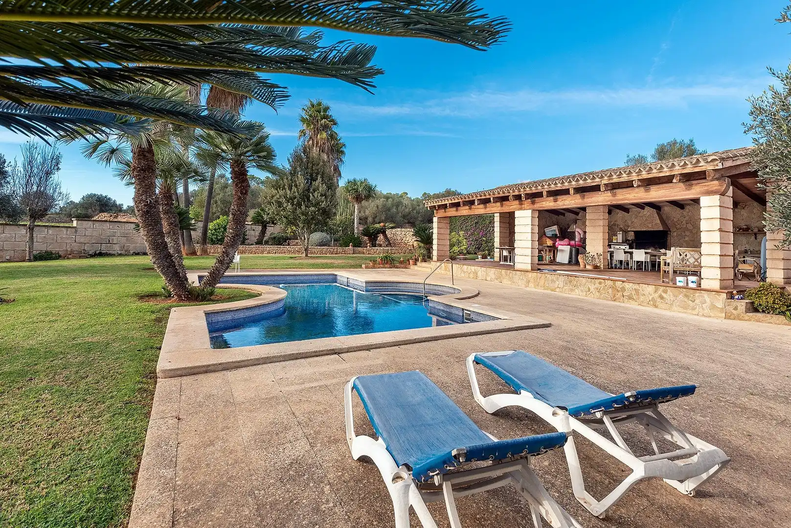 Piscina de Finca rústica en venta en  Palma de Mallorca con Calefacción, Jardín privado y Terraza