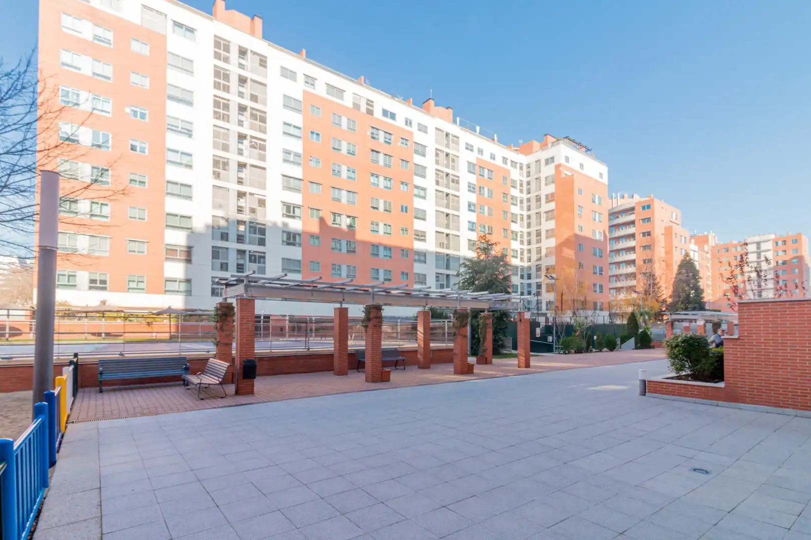 Terrasse von Wohnung zur untervermieten in Madrid mit Klimaanlage, Heizung und Möbliert