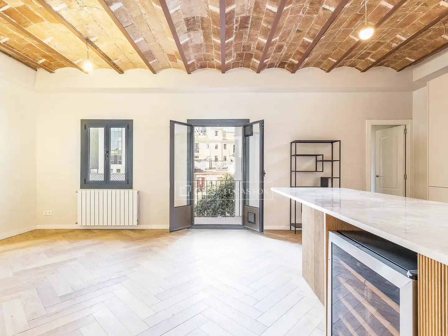Vista exterior de Piso en venta en Barcelona con Aire acondicionado y Terraza