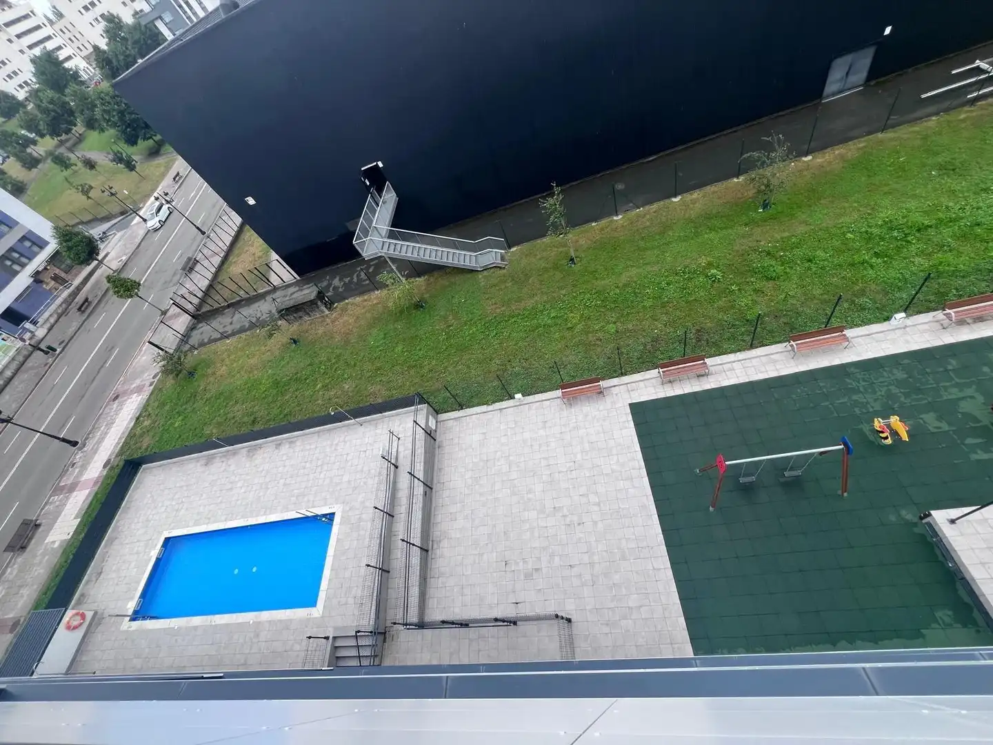 Swimming pool of Flat for rent in Oviedo   with Heating, Private garden and Terrace