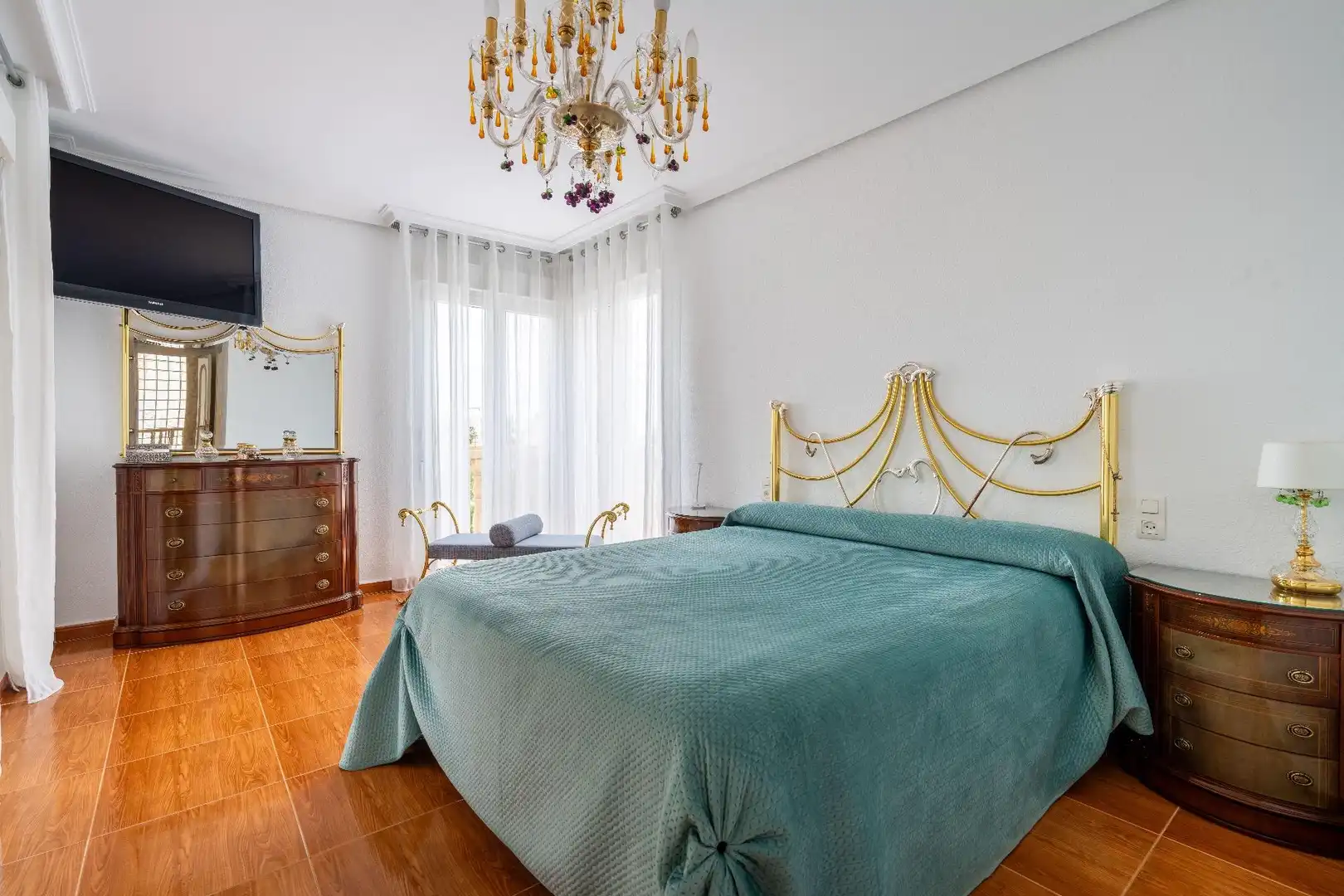 Bedroom of Houses for sale in Roquetas de Mar  with Air Conditioner, Private garden and Terrace
