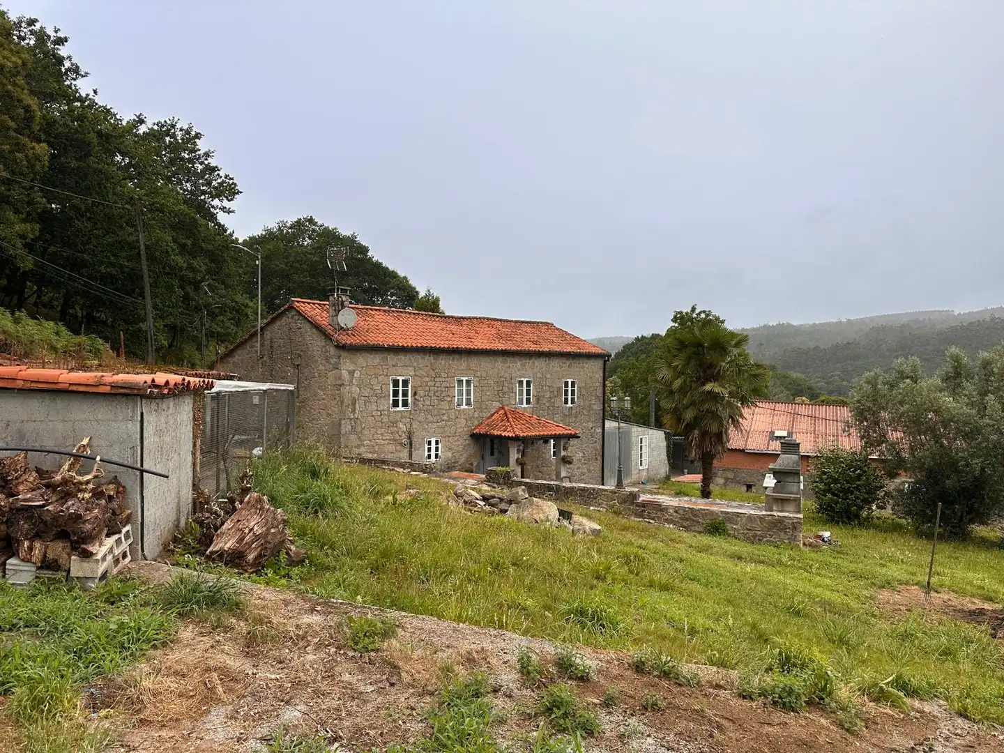 Vista exterior de Finca rústica en venda en Negreira