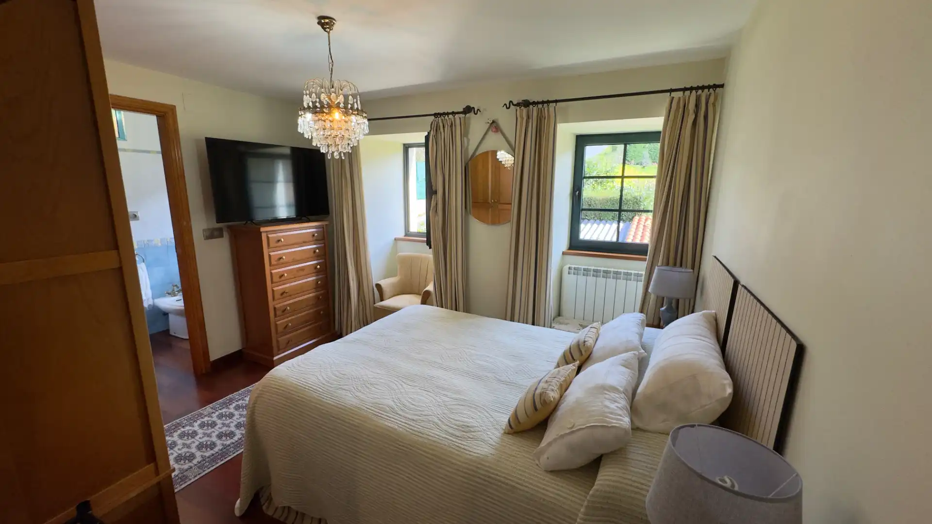 Bedroom of Houses for sale in Fene  with Heating, Private garden and Parquet flooring