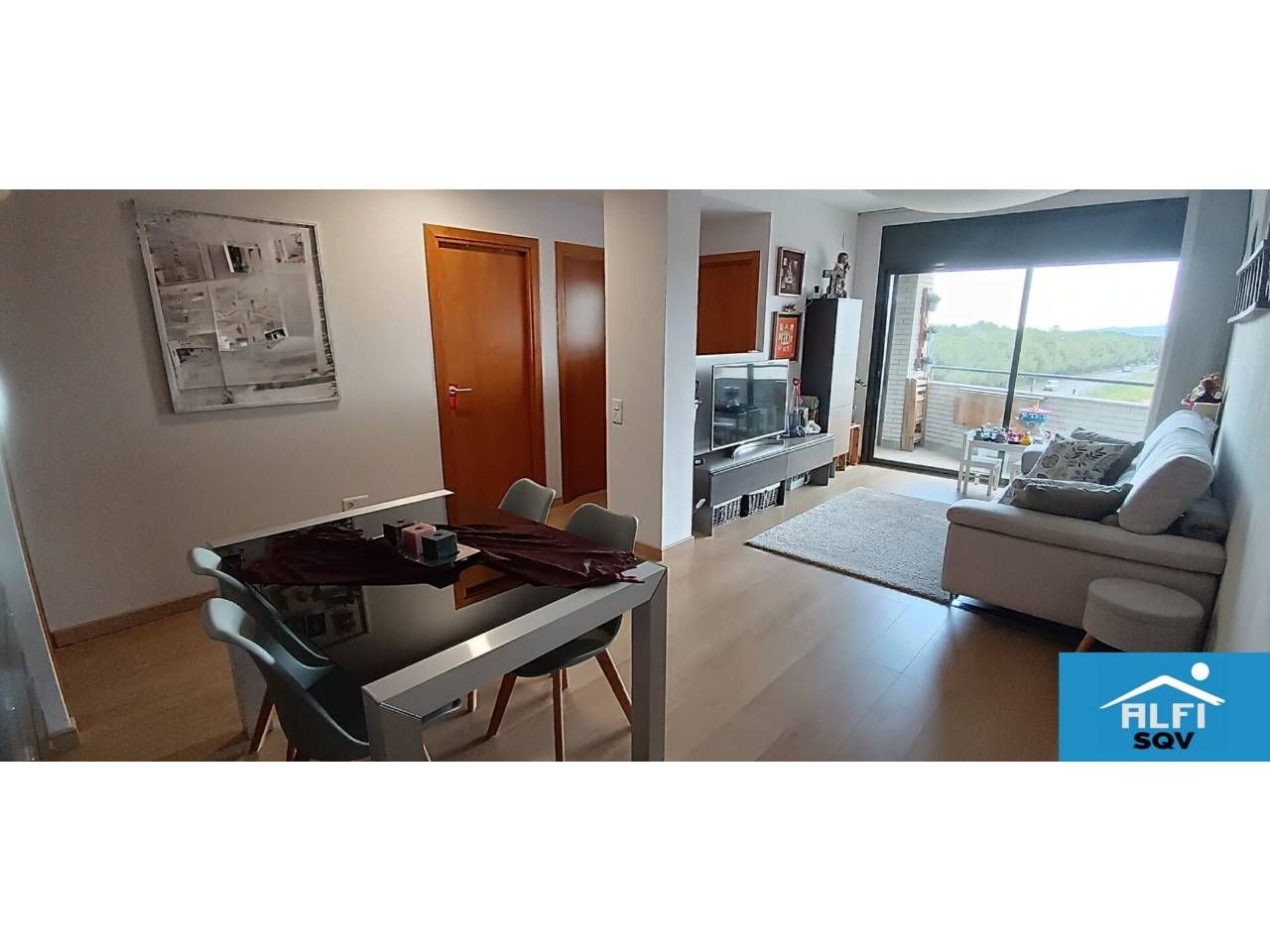 Sala d'estar de Pis en venda en Sant Quirze del Vallès amb Aire condicionat, Calefacció i Parquet