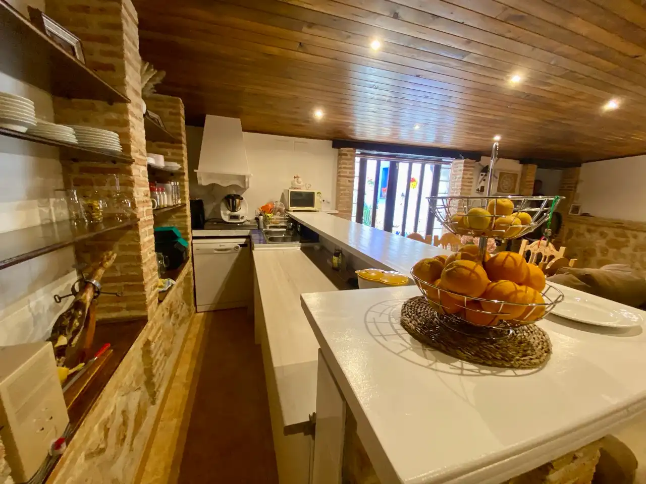 Kitchen of Detached homes for sale in Villarrubia de los Ojos  with Air Conditioner, Heating and Private garden