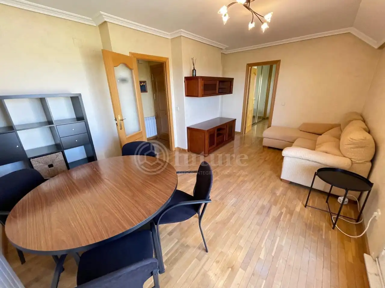 Living room of Attic for rent in Salamanca  with Heating, Parquet flooring and Terrace