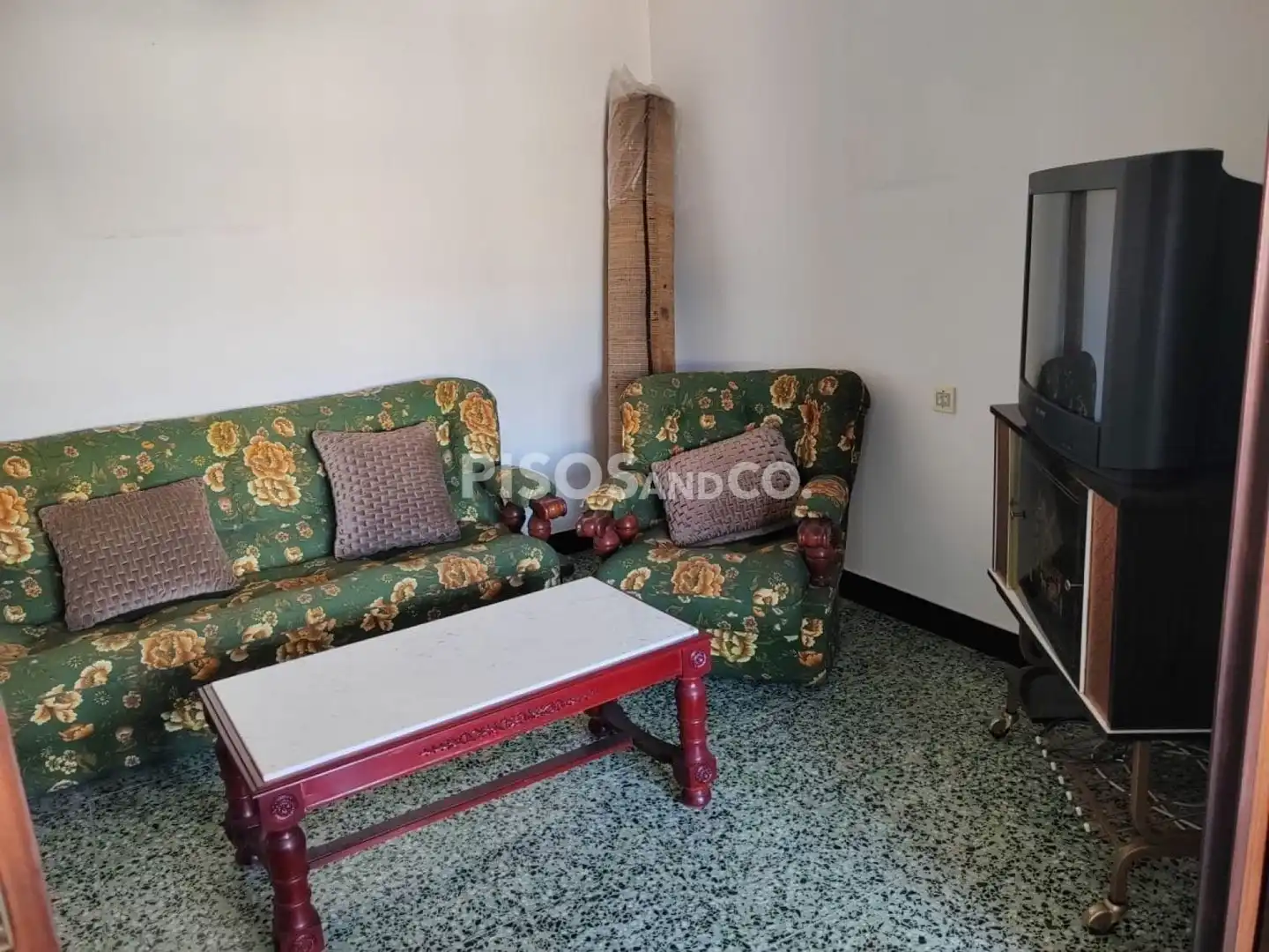 Sala de estar de Piso en venta en A Coruña Capital 